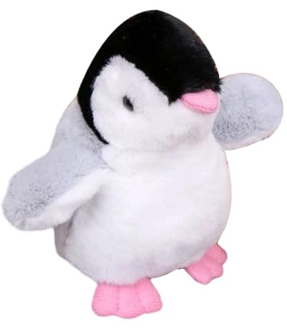 Generisch Magnete a spalla in peluche, magnetico, carino, morbido, divertente, bambola pinguino, a spalla, dinosauro, per bambini, ragazze, adulti, fidanzate e familiari