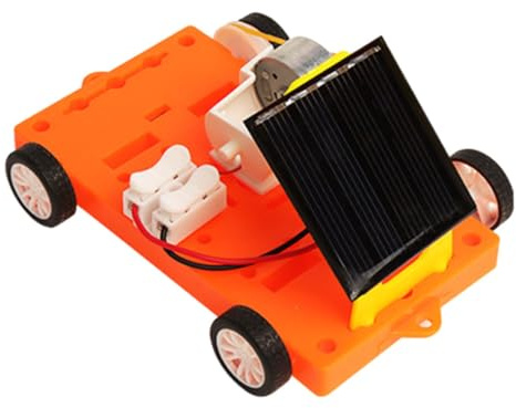 Mikikit Kit de Juguete Energía Solar para Modelo de Coche Solar de Bricolaje Vehículo Educativo de Ensamblaje Proyecto Científico para Aprendizaje Stem Material Plástico y Metal