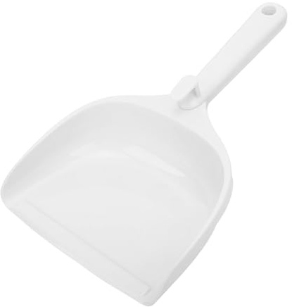 Asixxsix Kattsandsskopa, Stor Plastströskopa R med Ergonomiskt Handtag, Bärbar Kattströskopa föR Kattskräp Rengöring Av Husdjursaffär (Vit)
