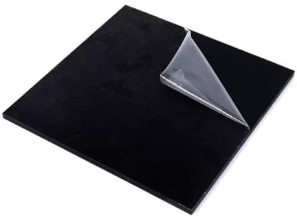 Placa de fibra de vidrio, Tablero de epóxido que no corta ninguna hoja la fibra vidrio las grietas, negro for estructuras construcción(300MMX300MMX1MM)