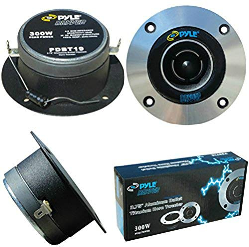 PAAR VON TWEETER PYLE PDBT19 VON 300 WATT RMS IST 600 WATT MAX VON 10,00 CM DI DIAMETER 4 UND 98 DB SENSIBILITY' MIT REDOUTE TIEFE NUR 3,90 CM