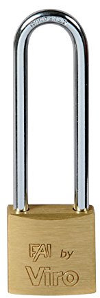 Lucchetto Rettangolare Fai by Viro, art. 554.64 ad arco lungo