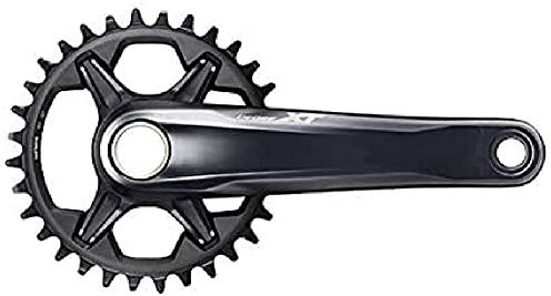 SHIMANO Kurbel, XT 165 mm, Boost55, 1 x 12 V, für Erwachsene, Unisex, Mehrfarbig (Mehrfarbig)