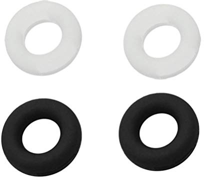 Healifty 10 Paar Brillen Anti Rutsch Silikon Ring Brillen Brillenbügel Ring Ohrhaken Sonnenbrillen Brillen Reparatur Zubehör Weiß Schwarz