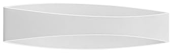 Arcchio LED Wandleuchte, Wandlampe Innen Jelle (Modern) in Weiß aus Aluminium (1 flammig) - Wandstrahler Wandbeleuchtung Schlafzimmer/Wohnzimmer Licht nach oben & unten Wohnzimmerleuchte