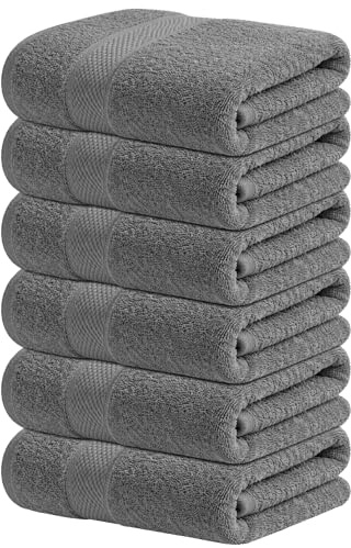 Infinitee Xclusives Handtücher 100% Baumwolle, Gästehandtücher– 6er-Packung
