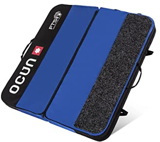 Ocun Joker Fts Blau-Schwarz - Kompaktes superleichtes Crashpad, Größe One Size - Farbe Dark Blue