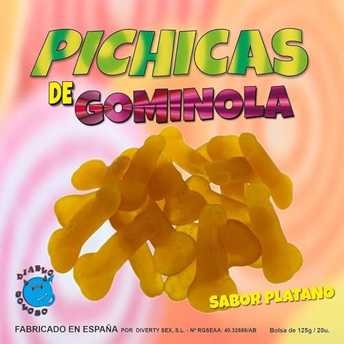 DIABLO PICANTE - PICHITAS DE GOMINOLA PLATANO