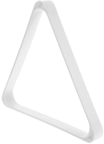 Sosoport Poolkreide Billard-dreiecksständer Billard 9 Ständer Pool-Rack Kugel-Diamant-Rack Rahmen Für Billardkugeln Billard-dreieck-Rahmen Snooker-Rack Gse Billardtisch Weiß Abs Stichwort