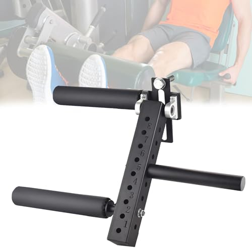 Quixnova Beinstrecker- und Curl-Maschine im Sitzen, Fitnessgerät zum für das Training der Beinmuskulatur, Fitness-Kniebeugenständer-Zubehör für Langhantelscheiben mit 2,5 cm Durchmesser,1.6cm
