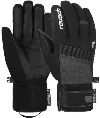 Reusch Skihandschuhe für Herren & Damen | warm & wasserdicht | Softshell | winddichte & atmungsaktive Winterhandschuhe, für Ski, Outdoor & Freizeit, Größe 6,5-12, Louis R-TEX XT