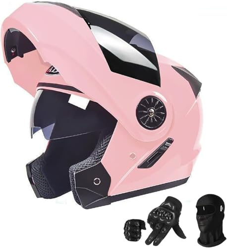 Casque de moto pour hommes et femmes, casque modulable, casque jet avec protection du menton, casque intégral, casque de scooter, casque de moto avec certification ECE DOT E,54-59CM
