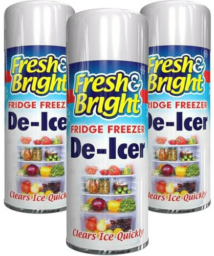 ARUUJ - Fridge De Icer Spray 200ML - Freezer Cleaner Ice Remover - Anti-Bacterial Defrost Cleaner - Multipurpose Spray - DEFROST ICE QUICKLY - Prevents Re-freezing - Rapid Window Ice Melting 200ML (3)