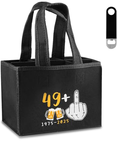 Belillpipi Geschenk zum 18 30 40 50 60 Geburtstag Mann Frau, Männerhandtasche Bier Geschenke für Vatertag Muttertag Weihnachten (1975/50 Geschenke)
