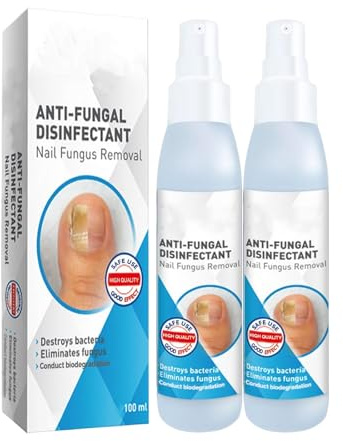 Fußpilz Spray,Nagelpilz Spray,Gegen Nagelpilz Fußspray,Fußpflege-Spray 100ml-unterstützt ein verbessertes Fußklima,Fußspray Fuß-Behandlung,Pflegt Haut & Nägel,Fußpflege-Spray
