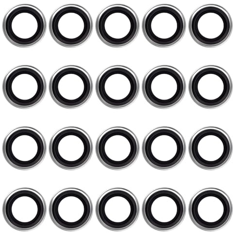 20 Stück Dichtring Ölablassschraube – Ölablassschraube Dichtung Set 16x24x2 mm, Dichtung der Ölablassschraube Ersatz 110265505R 6079970345 – kompatibel mit Clio, Captur, Megane, Espace, Opel Corsa