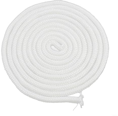 Corda in fibra di vetro per una migliore tenuta, guarnizione di 3 metri di lunghezza per stufe a legna e pellet (8 mm x 3 m di lunghezza)