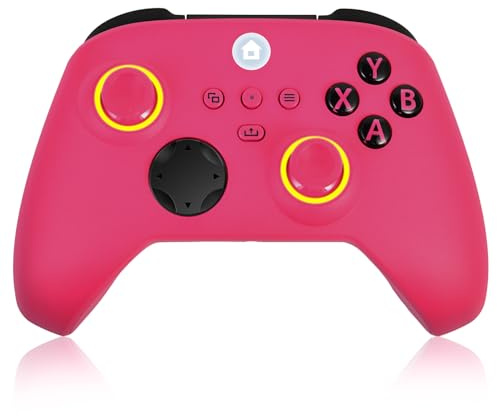 Xbox Controller Wireless für Xbox One, Xbox Series X/S, Xbox One X/S,Rosa | 2.4GHz RGB LED Licht Wireless Controller mit 3.5mm Kopfhörerbuchse