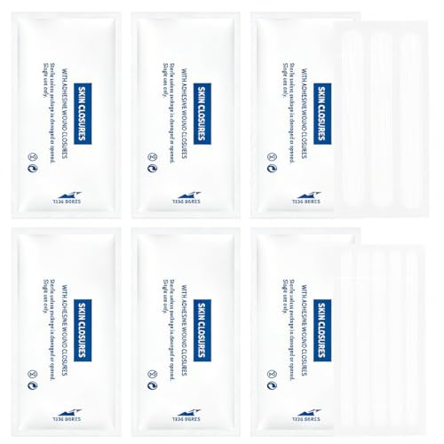 24 bandes de fermeture pour plaies à usage externe, steri strip