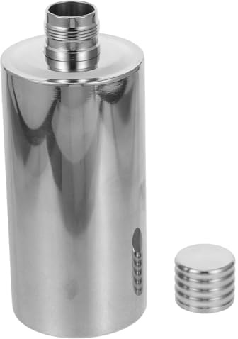 TOGEVAL Mini Fiaschetta in Acciaio Inox da 500 Ml per Liquori, Bottiglia Tascabile Tubo, Adatta per Picnic e Attività all'Aperto