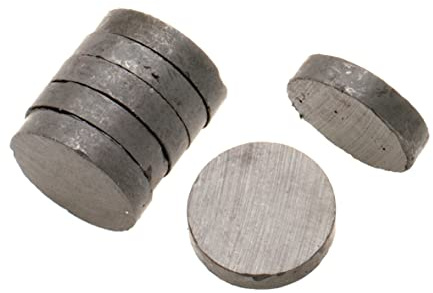 Glorex GmbH 6 1801 050 Haftmagnete rund, 10 Stück, Durchmesser 17,5 mm