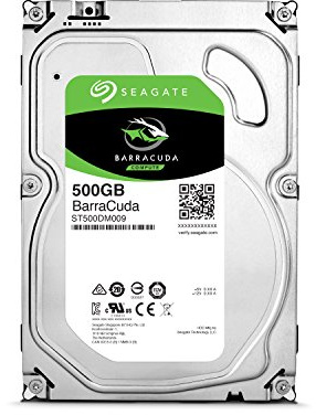 Seagate Barracuda ST500DM009-25PK Disque Dur 3.5 500 Go Série ATA III - Disques durs (3.5, 500 Go, 7200 TR/Min)