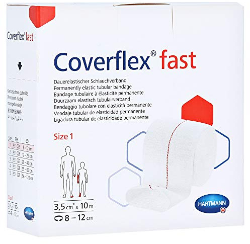 COVERFLEX fast Schlauchverb.Gr.1 3,5 cmx10 m weiß 1 Stück