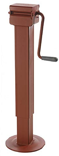 AMA Piede d'appoggio con manovela laterale 80x80mm altezza 605 carico 4000 KG art. 93847