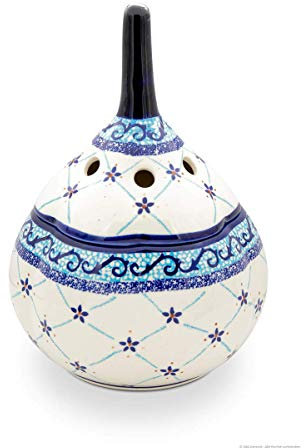 Bunzlauer Keramik Pot à oignons/ail - Décor premium DU28