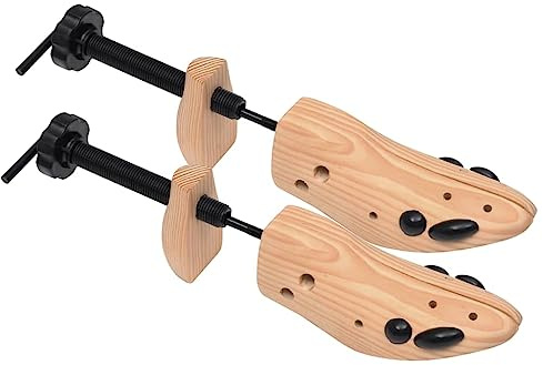 vidaXL Kiefernholz Massiv Schuhspanner 2 Paar Schuhdehner Damen Herren Schraubspanner Schuhformer Schuhweiter Schuhstrecker Gr. 36-40