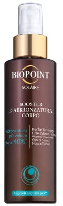 BIOPOINT Solaire - Booster D'Abbronzatura Corpo 150 ml, Senza oli minerali, coloranti e alcool