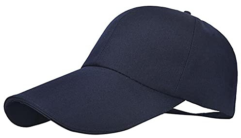MILAX Baseballkappe,Outdoor-Baseballkappe mit langem Schirm, Verlängerte Krempe, Sonnenschutz,Schirmmütze Unisex Baseballkappe mit verlängerter Krempe