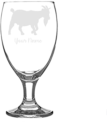 Personalised Goat Craft Beer Snifter Glass Animal Gift for Him for Her