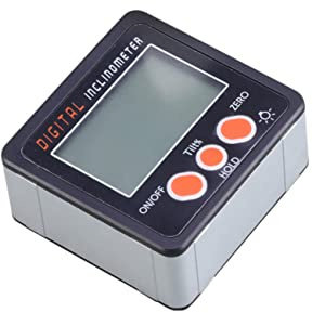 DOITOOL Goniometro Digitale Magnetico Inclinometro Elettronico Per Smussi Calibro Display Lcd Chiaro e Base Magnetica Integrata Per Misurazioni Accurate Su Superfici Metalliche