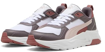 PUMA Sneaker Unisex Trinity 2 Lt, Puma Uvetta Nebbia Bianca Malva, 41 EU