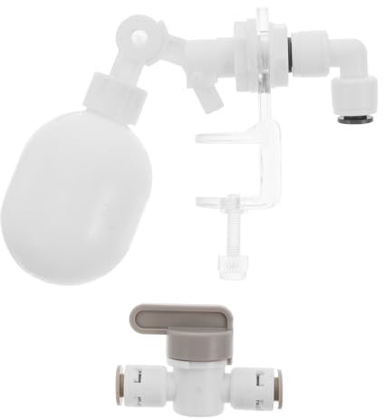 POPETPOP Wasserstandsregler klopfen Luft Futterspender Tank Aquarium Wasserstandskontroller Automatischer Wasserstandskontroller automatischer umschalter Schwebend Wasserstandssensor Weiß
