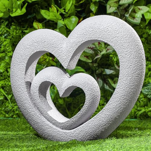 Suzile Gartenskulptur aus Kunstharz für den Außenbereich, Gartenstatuen 13. 39 x 12 2 x 3 38,1 cm Gedenkstatuen für Grabstätten, Friedhof, Grabstein, Terrasse, Rasen, Hinterhof, Gedenkgeschenk