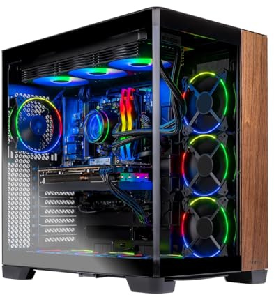 Skytech Gaming Prism 4 Desktop PC, Ryzen 9 9950X3D 4.3 GHz (5.7GHz), NVIDIA RTX 5080 16GB, X870 Board, 4TB Gen4 NVMe SSD, 64GB DDR5 RAM 6000 RGB, 1000W Gold ATX 3 PSU, 360mm ARGB AIO, Wi-Fi, Win 11
