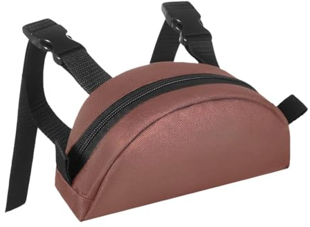 DimyFew Pferdesatteltasche mit Knauftasche, Outdoor Sport Satteltasche für Pferde, Campingausflug, Satteltasche, Kompakt Und Tragbar für, Braun