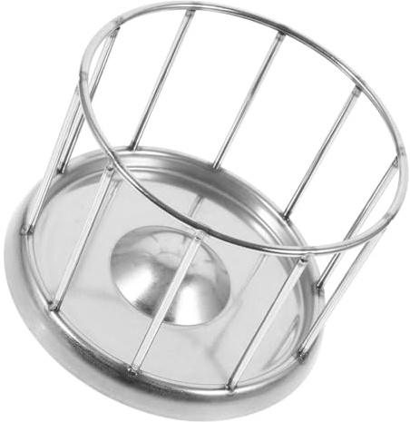 GLEAVI Plato para Alimentar Reptiles de Acero Inoxidable 304 Comedero para Tortugas y Terrarios Bandeja Resistente y Segura para Comida y Agua en Hábitat de Mascotas
