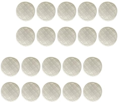 Bianco Coppette 20 Pezzi Lavabili Cotone Assorbilatte in Allattamento | Protezione Contro le Perdite, Assorbenza Elevata e Lavaggio Semplice, Uso Maternità e Shower, Formato Pratico