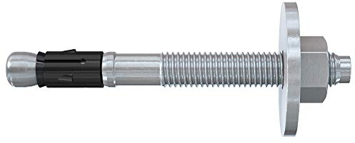 fischer Bolzenanker mit großer Scheibe FAZ II 8/10 GS gvz, Schwerlastanker mit hoher Tragfähigkeit, Ankerbolzen für Befestigungen von Holzkonstruktionen, Seismik- & ETA-Zulassung