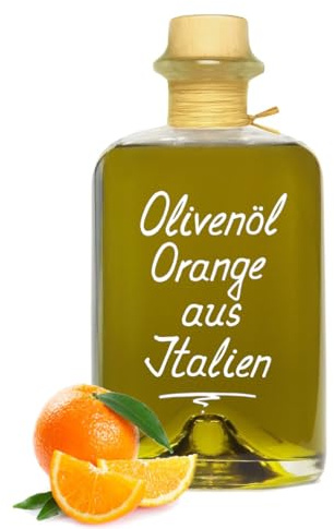 Olivenöl Orange aus Italien 0,5L - extra vergine kaltgepresst & intensive Fruchtnote