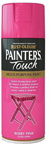 Rust-Oleum AE0040022E8 400ml Painter's Touch Spray Paint - Berry Pink Gloss