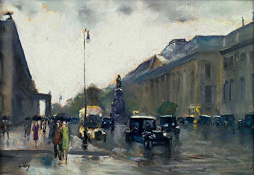 Kunstdruck/Poster: Lesser URY Berlin Unter den Linden - hochwertiger Druck, Bild, Kunstposter, 100x70 cm