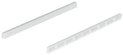 Drawer Runners Guide Rails Plastic Slides for 17mm Grooved Drawers Length 285mm (Sold as Pair = 2 Pieces)