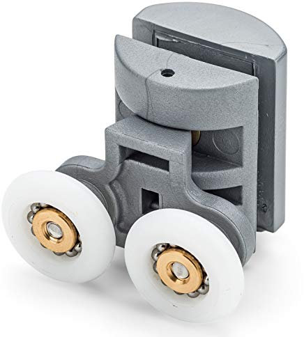 1 x Double Shower Door Rollers/Runners/Wheels 21mm Wheel Diameter Replacements R1
