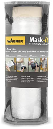 Wagner Mask It Klebeband und Abdeckfolie für Fenster und Türen - 2, 7M x 16M