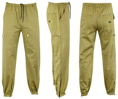 Imkerhose Deluxe khaki - BeeFun®: L