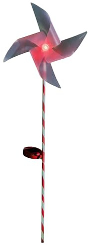 Molino de viento luminoso - LED solar